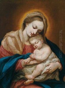 Umkreis Madonna Mit Kind by Francesco Trevisani