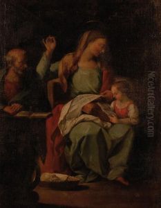 L'educazione Della Vergine by Francesco Trevisani
