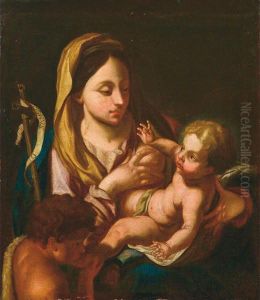 Madonna Del Latte E San Giovannino by Francesco Trevisani