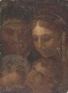 The Madonna and Child with Saint Anne and the Infant Saint John the Baptist by Andrea Del Sarto