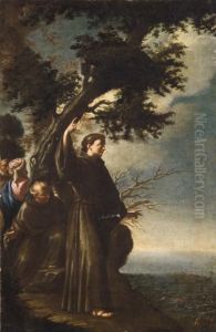 La Predica Di Sant""antonio Ai Pesci by Francesco Trevisani