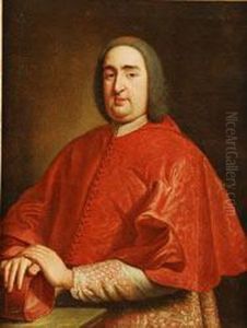 Retrato Del Cardenal Giulio Alberoni, De Medio Cuerpo by Francesco Trevisani