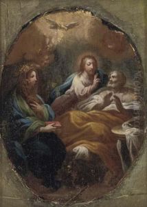 Christ Blessing A Man by Francesco Trevisani