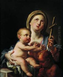 La Vierge A L'enfant Saint Jean Baptiste La Vierge A L'enfant Saint Jean Baptiste