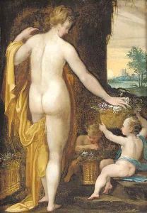 Flora by Bartholomaeus Spranger
