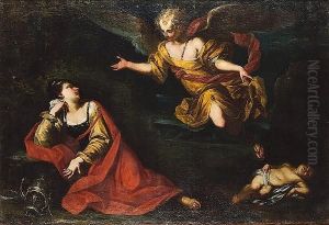 Hagar And Ishmael by Francesco Trevisani