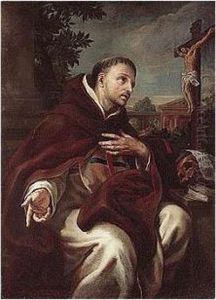 A Dominican Saint, Possibly Saint Thomas Aquinas by Francesco Trevisani