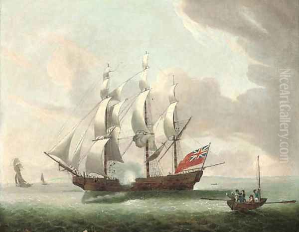 Saluting the departure - view 1