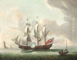 Saluting the departure by Francis Swaine