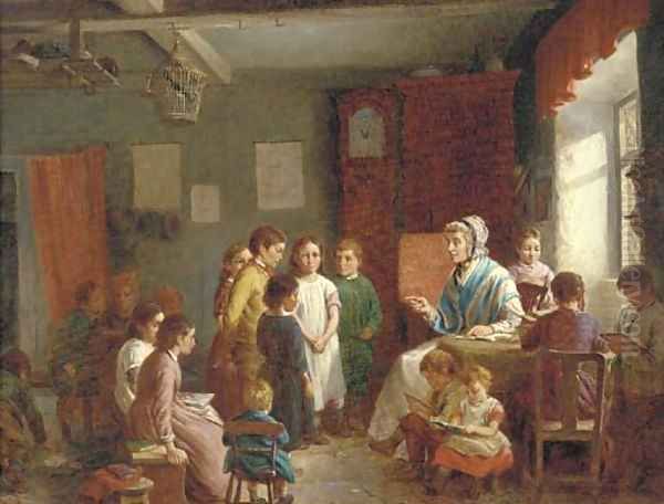 The reading lesson - view 1