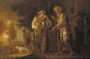 The Banishment of Hagar and Ishmael by Giovanni Camillo Sagrestani