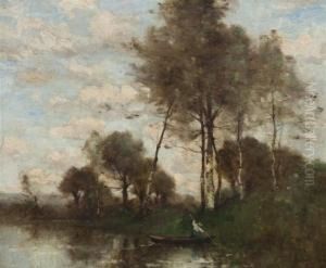Poling Through The Marsh