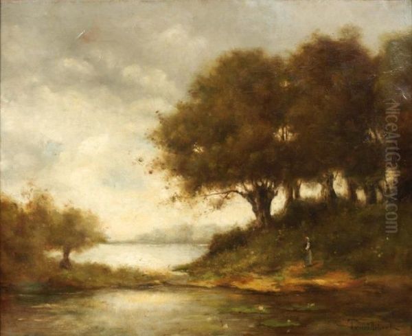 Femme Au Bord De La Riviere - view 1