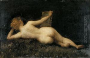 Baigneuse Au Miroir by Paul Trouillebert