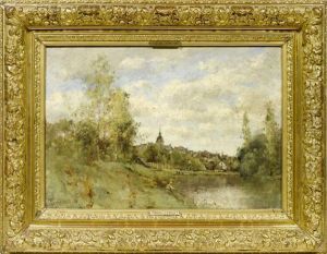 Laville De Josselin, Vue Prise Du Chemin De Halage Laville De Josselin, Vue Prise Du Chemin De Halage
