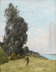 Meules Au Bord De La Riviere