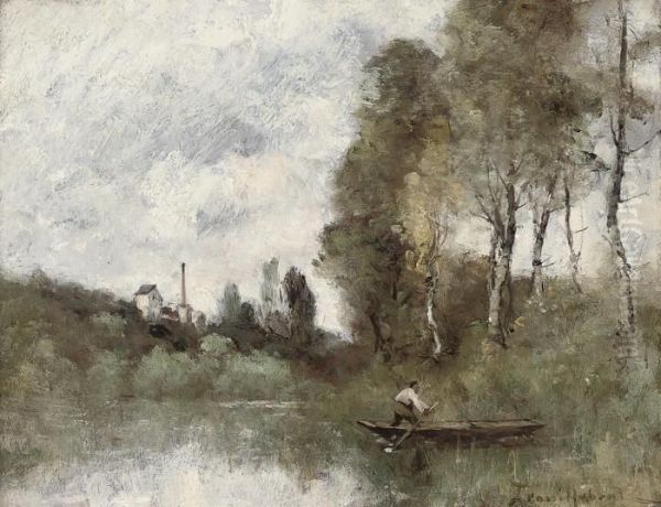 A Fisherman On The River - view 1