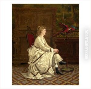 L'elegante Et Le Perroquet L'elegante Et Le Perroquet