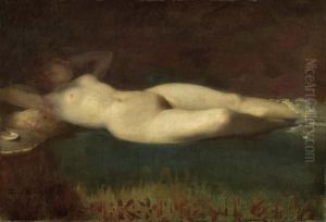 Liegender Akt. by Paul Trouillebert