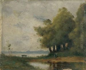 Paysage by Paul Trouillebert