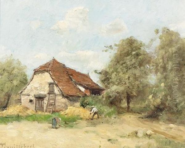 "les Faucheurs Pres De La Ferme". - view 1