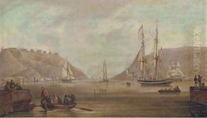 Rowing the captain ashore Rowing the captain ashore