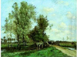 Le Pont De Pierres by Paul Trouillebert
