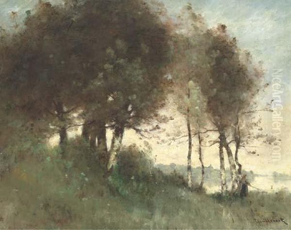 Au Bord D'une Mare Dans La Foret - view 1