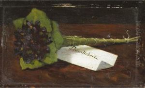Bouquet De Violettes by Paul Trouillebert