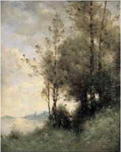 Personnages Au Bord D'une Riviere Personnages Au Bord D'une Riviere