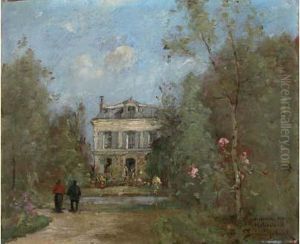 Maison Dans Un Parc by Paul Trouillebert