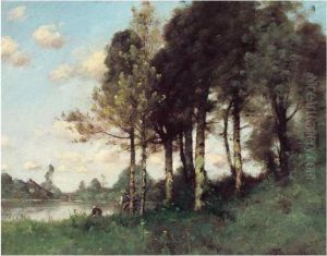 Paysage Au Pecheur by Paul Trouillebert