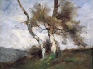 Les Bouleaux by Paul Trouillebert