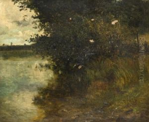 Bord De Riviere by Constant Troyon