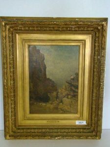 A Man Walking Over
Cliffs Above A River. A Man Walking Over
Cliffs Above A River.