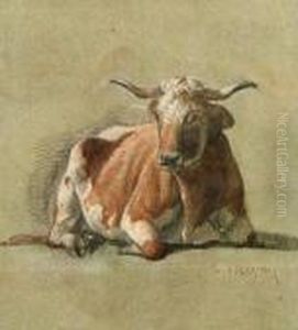 Study Of A Recumbent Bull by Constant Troyon