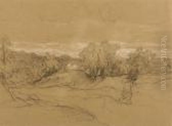 Le Chemin De Roclose Pierre
Noire Et Rehauts De Blanc Sur Papier Beige. Portait Une Inscription Sur
L'ancien Montage Chemin En Roclose Pereta Da Ponat C. Troyon H_22,5 Cm
L_30 Cm - view 1