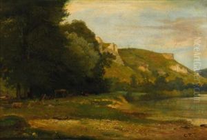 Country Landscape by Constant Troyon