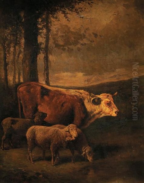 Vache Et Moutons - view 1
