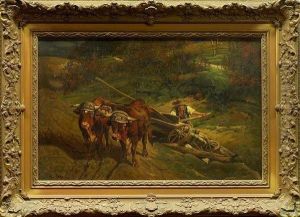 In The Field by Constant Troyon