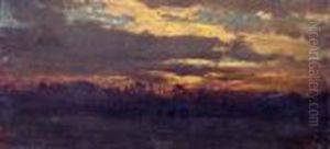 Crepuscule by Constant Troyon
