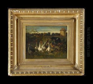 Troyan : Landscape by Constant Troyon