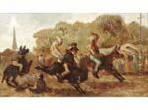 Le Mai : La Fete Du Maire by Constant Troyon