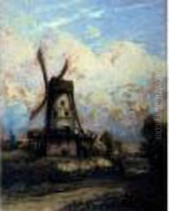 Le Vieux Moulin by Constant Troyon