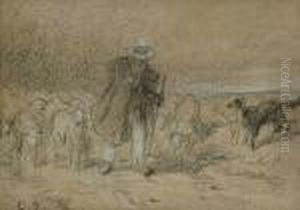 Guarding The Flock by Constant Troyon