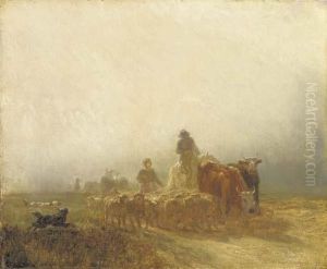 Le Retour Du Marche by Constant Troyon