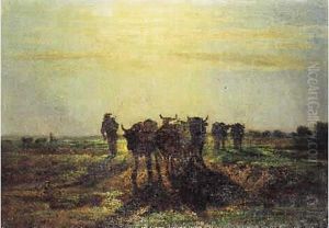 Le Retour Du Troupeau by Constant Troyon