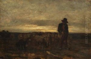 Retour La Ferme by Constant Troyon