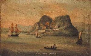 Dumbarton Castle by Anglo-Chinese School