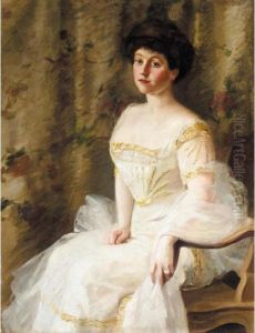 Female Portrait by Pavel Petrovic Trubezkoj